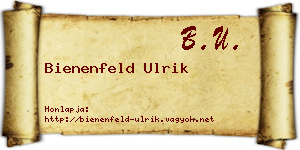 Bienenfeld Ulrik névjegykártya
